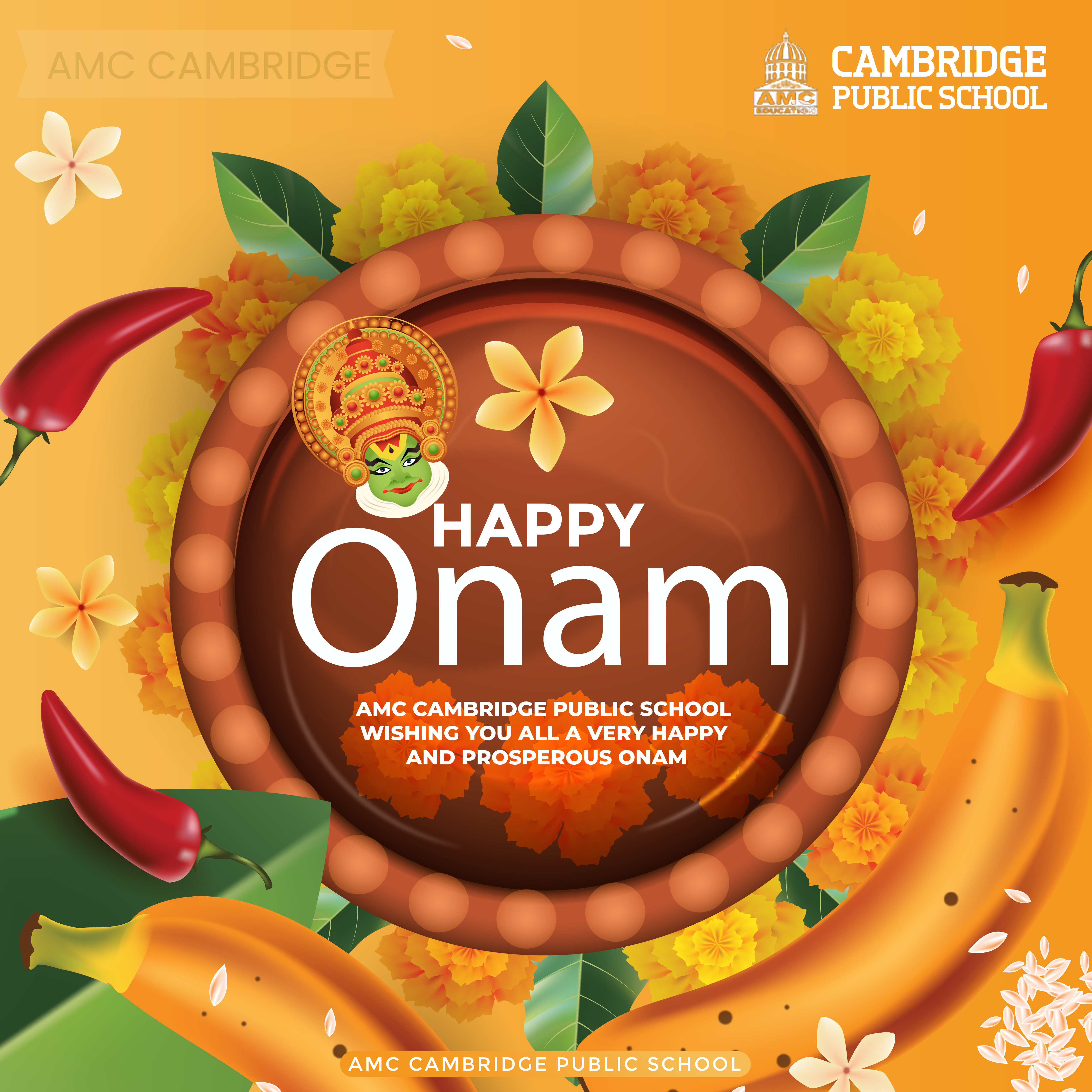 Onam Celebration at AMC Cambridge Public School